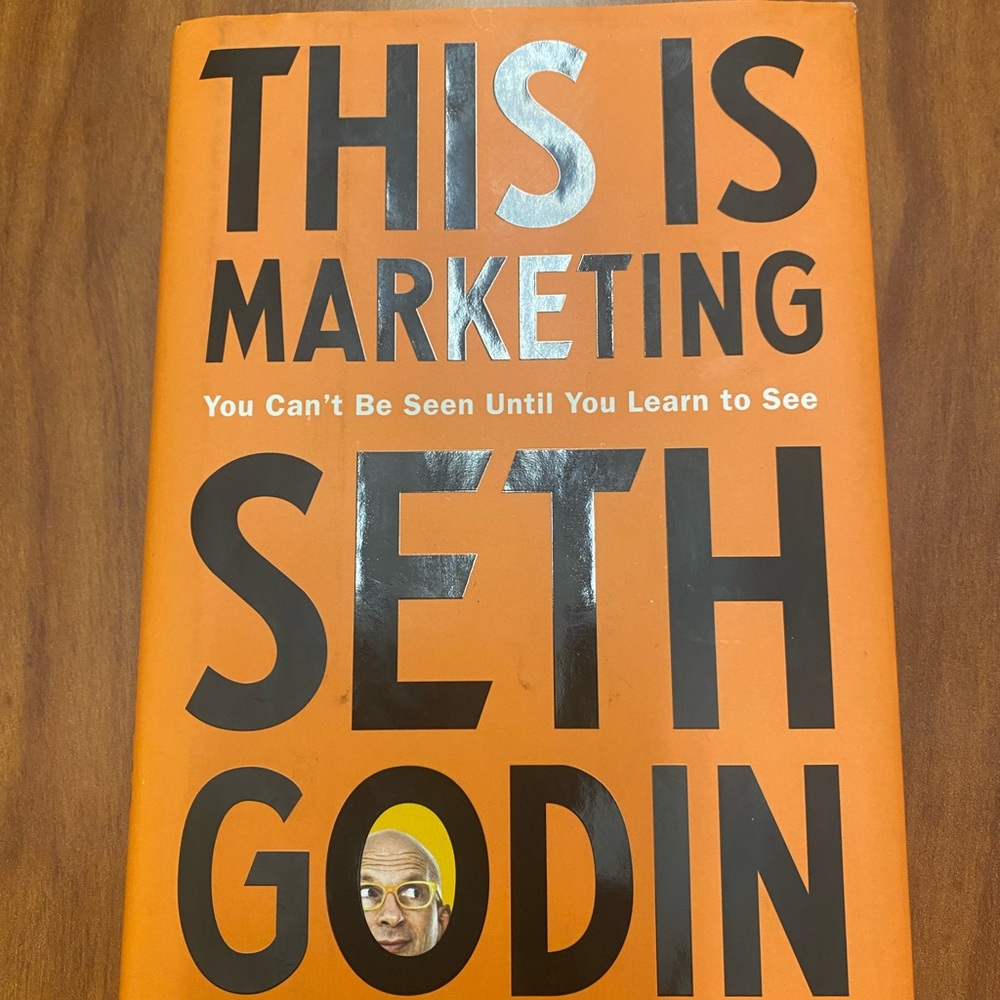 This Is Marketing Hardcover Book - Orange